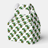 Grüne Traktorförderbox Geschenkschachtel (Rückseite)