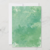 Grüne Tränke und Zauber Hexen Cauldron Halloween Einladung (Rückseite)