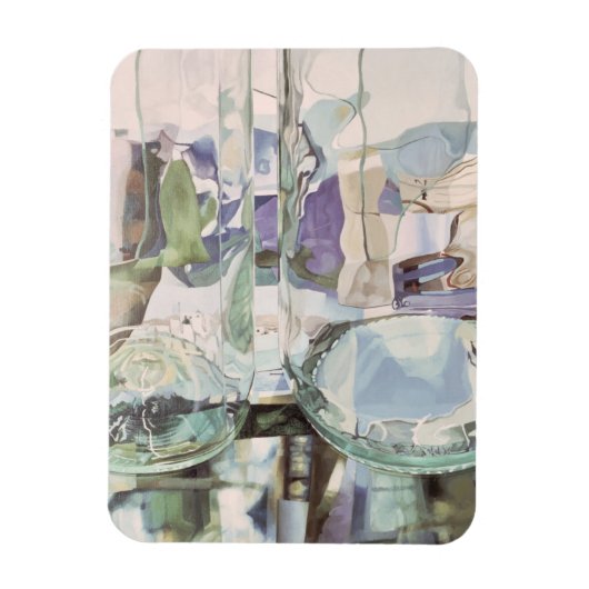 Grüne Transparenz Magnet (Vertikal)