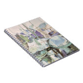 Grüne Transparenz Notizblock (Rechte Seite)