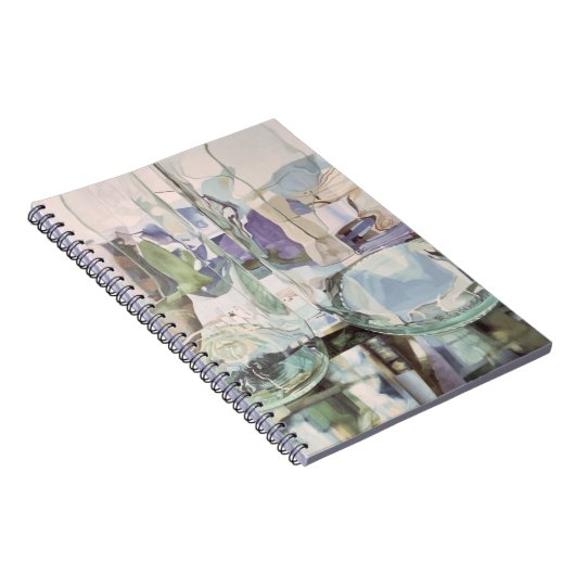 Grüne Transparenz Notizblock (Rechte Seite)