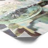 Grüne Transparenz Poster (Ecke)