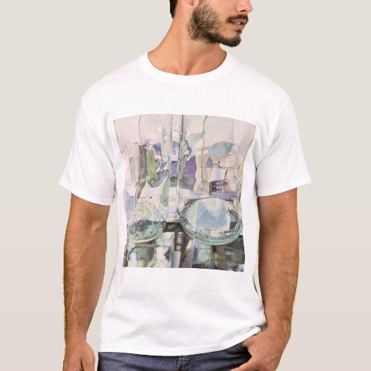 Grüne Transparenz T-Shirt (Vorderseite)