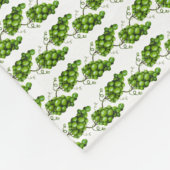 Grüne Trauben Fleece Blanket (Ecke)