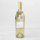 Grüne Trauben für die Weinflasche Flaschenanhänger (Auf Flasche)