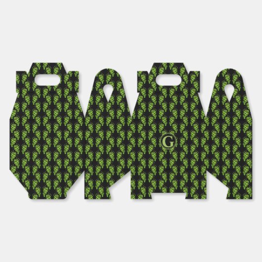 Grüne Trauben Geschenkschachtel (Ungeklappt)