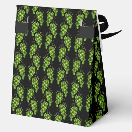 Grüne Trauben Geschenkschachtel (Rückseite)