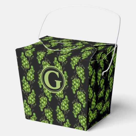 Grüne Trauben Geschenkschachtel (Vorderseite)