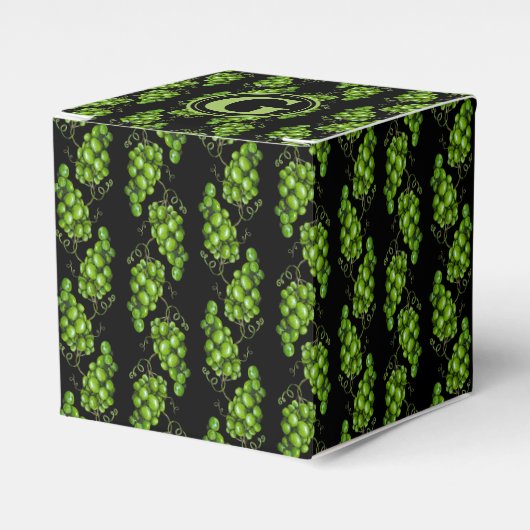 Grüne Trauben Geschenkschachtel (Vorderseite)