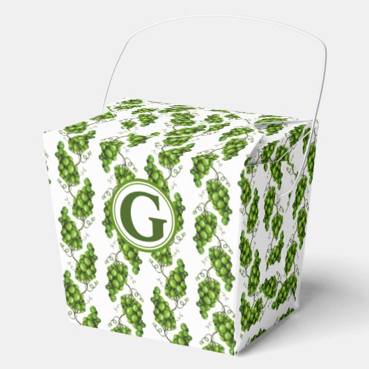 Grüne Trauben Geschenkschachtel (Vorderseite)