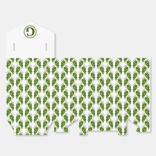 Grüne Trauben Geschenkschachtel (Ungefaltet)