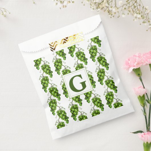 Grüne Trauben Geschenktütchen (Versiegelt)