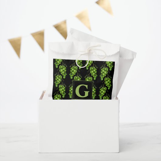 Grüne Trauben Geschenktüte Geschenktütchen (Party)