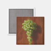 Grüne Trauben Magnet (Vorderseite/Rückseite)