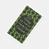 Grüne Trauben Napkin Serviette (Ecke)