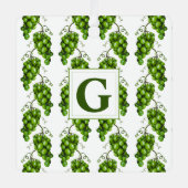 Grüne Trauben Ornament Aus Metall (Vorderseite)