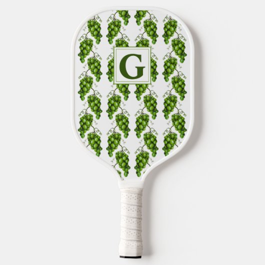 Grüne Trauben Pickleball Paddel Schläger (Rückseite)