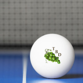 Grüne Trauben Pongball Tischtennisball