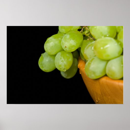 Grüne Trauben Poster (Vorne)