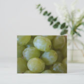 Grüne Trauben Postkarte (Stehend Vorderseite)