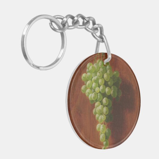 Grüne Trauben Schlüsselanhänger (Vorderseite links)