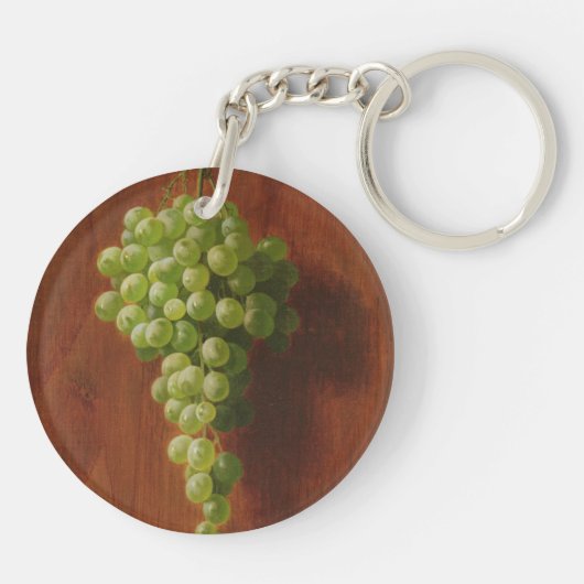Grüne Trauben Schlüsselanhänger (Rückseite)