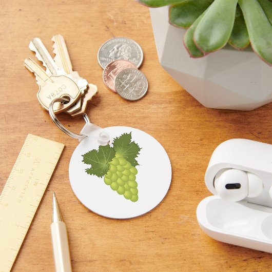 Grüne Trauben Schlüsselanhänger