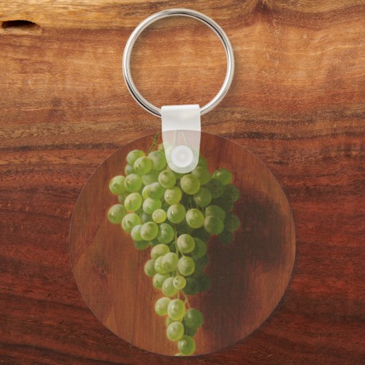 Grüne Trauben Schlüsselanhänger (Vorderseite)
