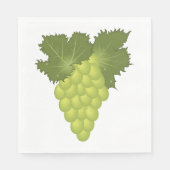 Grüne Trauben Serviette (Vorderseite)