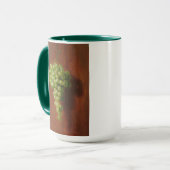 Grüne Trauben Tasse (Vorderseite Links)