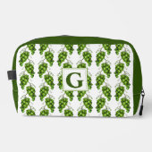 Grüne Trauben Toilettenbeutel Waschbeutel (Vorderseite)