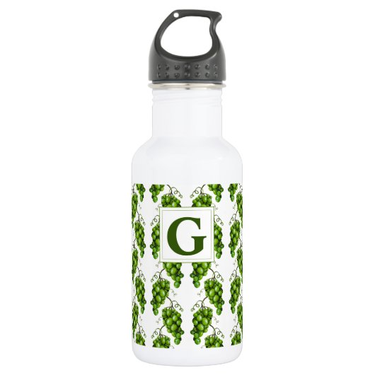 Grüne Trauben Wasserflaschen Edelstahlflasche (Vorderseite)