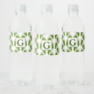 Grüne Trauben Wasserflaschen Etiketten