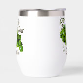 Grüne Trauben Wein Tumbler (Links)