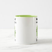 Grüne Trauben  Zweifarbige Tasse (Mittel)