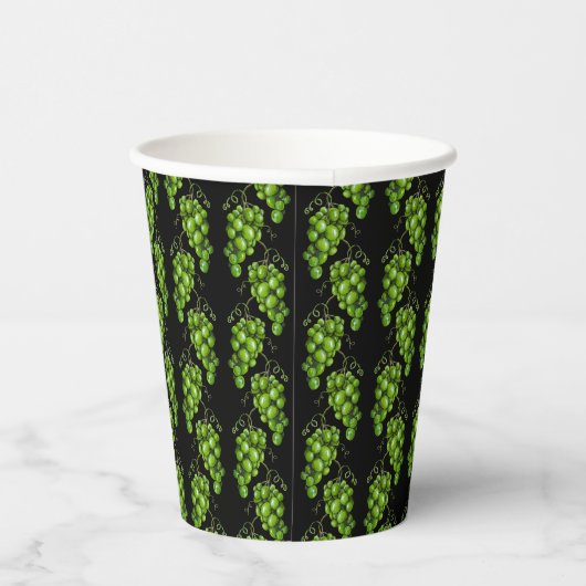 Grüne Traubenpapier-Cup Pappbecher (Rechts)