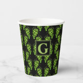 Grüne Traubenpapier-Cup Pappbecher (Vorderseite)