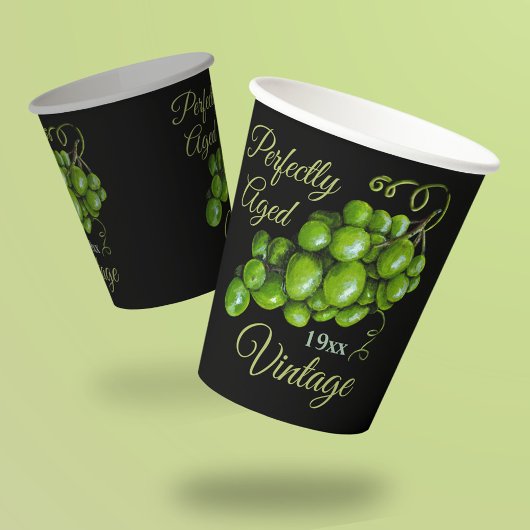 Grüne Traubenpapier-Cup Pappbecher