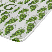 Grüne Traubenschneider Schneidebrett (Ecke)