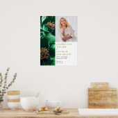 Grüne Trauerfeier - Foto-Schild Poster (Küche)