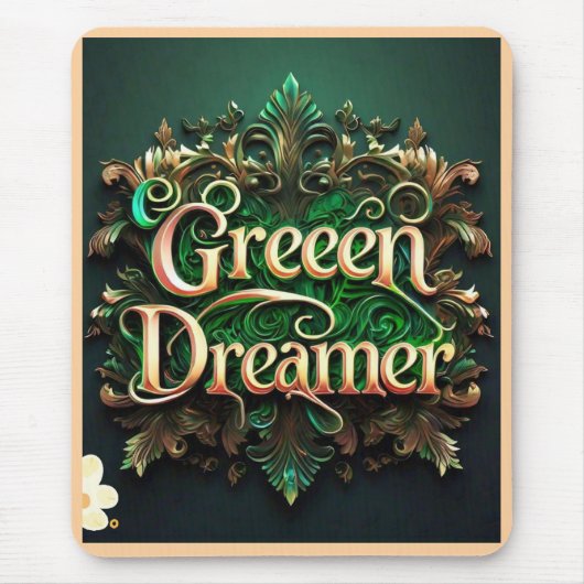 "Grüne Träume vor uns" Mousepad (Vorne)