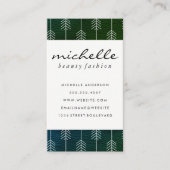 Grüne Trimm/Pfeile Visitenkarte (Vorderseite)