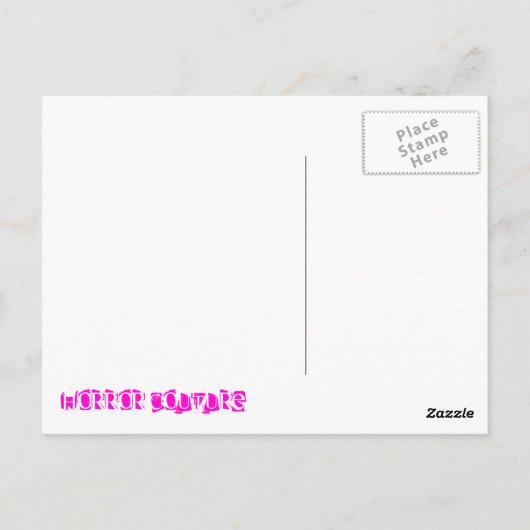 Grüne Trippkarte Postkarte (Rückseite)