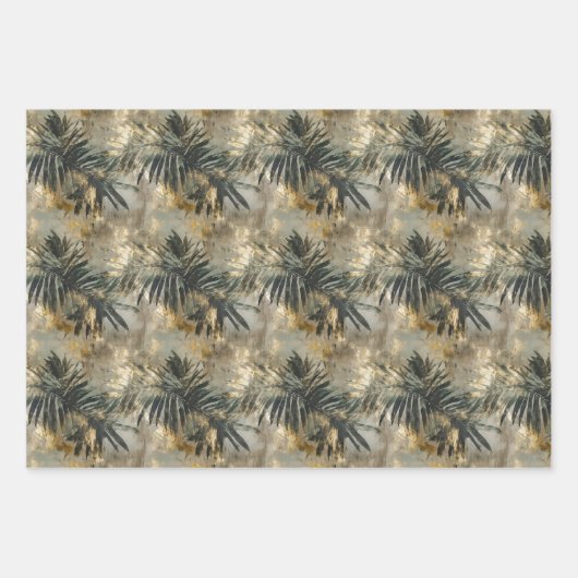 Grüne tropische Blätter (Vorderseite 3)