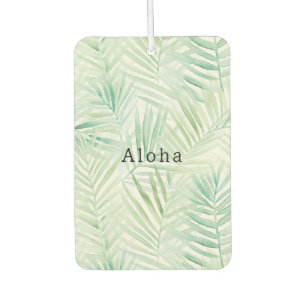 Grüne tropische Blätter Aloha Autolufterfrischer