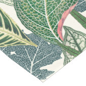 Grüne tropische Blätter Kurzer Tischläufer (Ecke)
