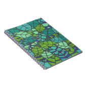 Grüne tropische Blätter Notizblock (Rechte Seite)