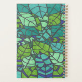 Grüne tropische Blätter  Planer (Rückseite)