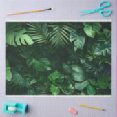Grüne tropische Blätter Seidenpapier (Basteln)