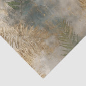 Grüne tropische Blätter Seidenpapier (Detail)